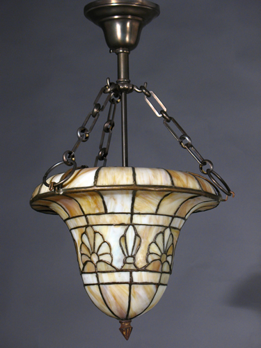 Arts & Crafts Leaded Glass Dome